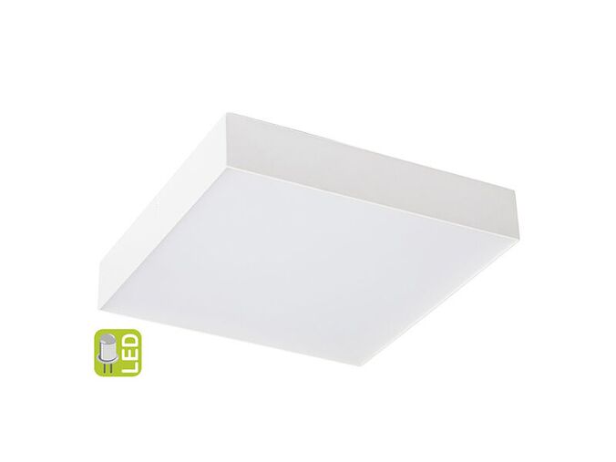 Sapho RISA stropní LED svítidlo 30W, 300x300mm, 230V, bílá