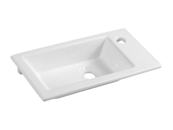 Aqualine ZUNO 50 keramické umývátko nábytkové 50x25cm, bílá