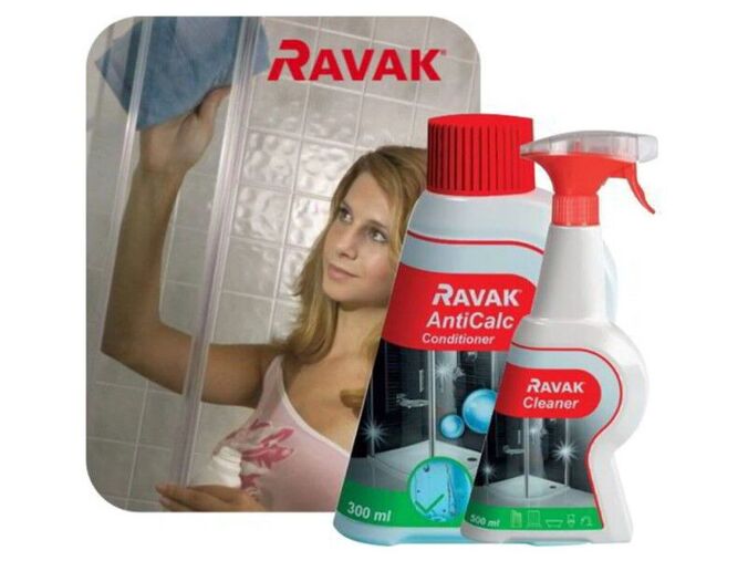 Ravak SET - Cleaner, 500 ml + Anticalc condiotioner, 300 ml