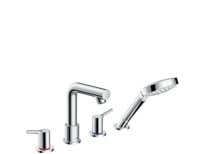 Hansgrohe Talis S Baterie na okraj vany, 4-otvorová instalace, chrom