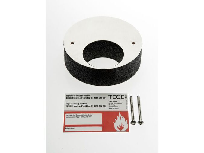 Tece protipožární sada FireStop pro vertikální sifon DN50, požární ochrana EI120