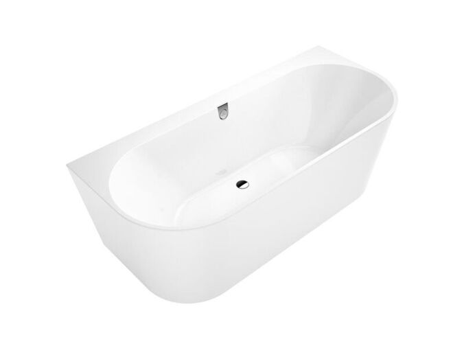 Villeroy & Boch Oberon 2.0 obdélníková vana 180x80 cm, pro přistavení ke stěně, bílá Alpin