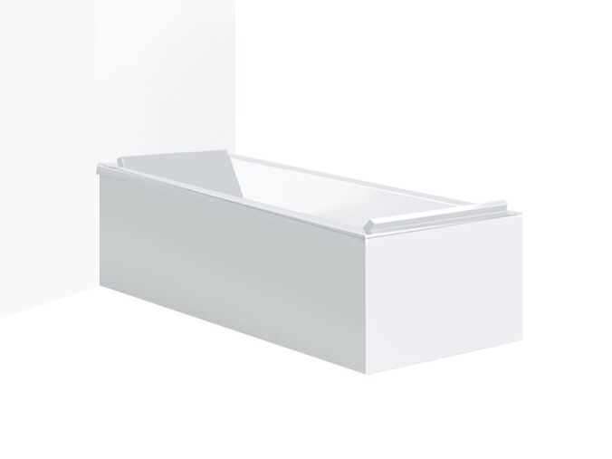 Duravit Starck vanový panel 189x69 cm, do levého rohu, bílá