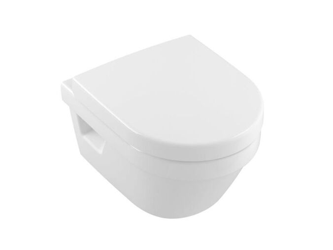 Villeroy & Boch Architectura závěsné WC Compact se sedátkem SoftClosing, DirectFlush, CeramicPlus, bílá Alpin