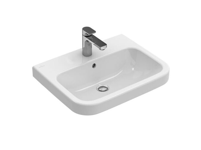 Villeroy & Boch Architectura umyvadlo 55x47 cm, otvor pro baterii, s přepadem, CeramicPlus, bílá Alpin