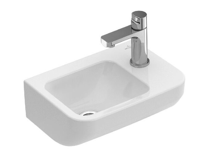 Villeroy & Boch Architectura umývátko 36x26 cm, otvor pro baterii, bez přepadu, CeramicPlus, bílá Alpin