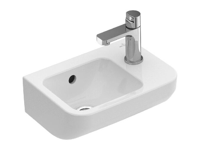 Villeroy & Boch Architectura umývátko 36x26 cm, otvor pro baterii, s přepadem, CeramicPlus, bílá Alpin