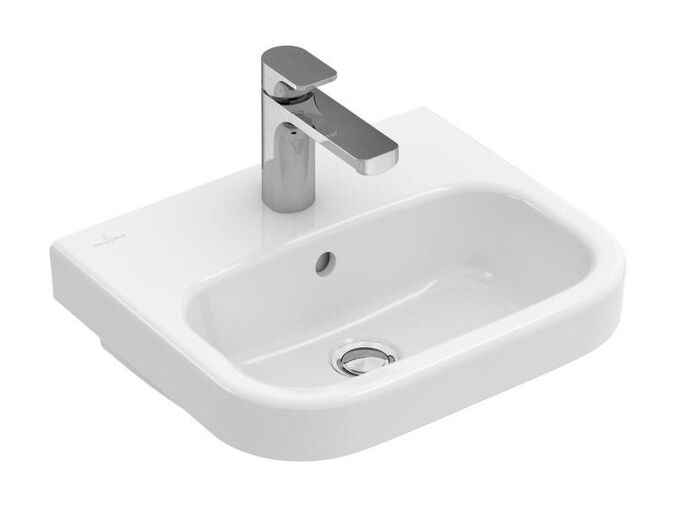 Villeroy & Boch Architectura umývátko 45x38 cm, otvor pro baterii, s přepadem, bílá Alpin