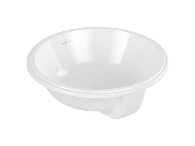 Villeroy & Boch Architectura vestavné umyvadlo, průměr 40 cm, bez přepadu, CeramicPlus, bílá Alpin