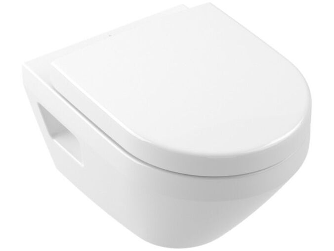 Villeroy & Boch Architectura závěsné WC, 35x48 cm bez vnitřního okraje, TwistFlush, bílá Alpin