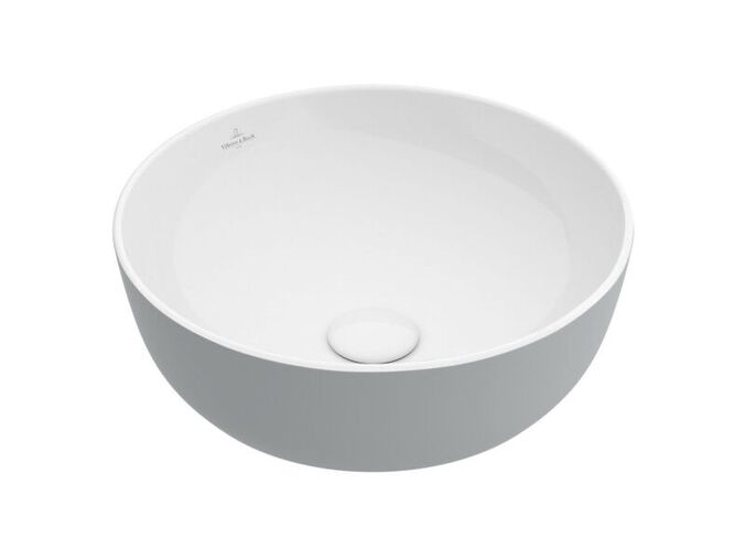 Villeroy & Boch Artis umyvadlo na desku, 43 cm, bez přepadu, French Linen