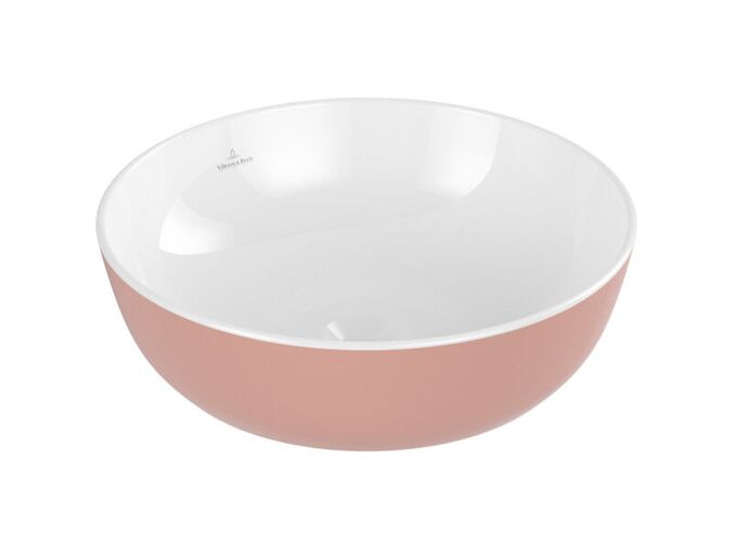 Villeroy & Boch Artis umyvadlo na desku, 43 cm, bez přepadu, Powder