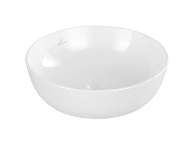 Villeroy & Boch Artis umyvadlo na desku, 43 cm, bez přepadu, Stone White, CeramicPlus