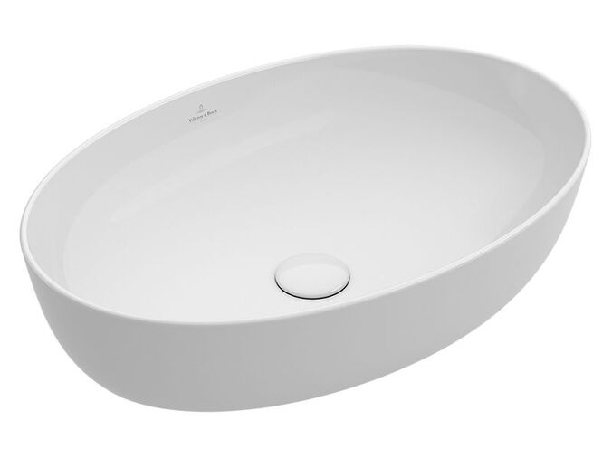 Villeroy & Boch ARTIS umyvadlo na desku, bez přepadu, 610x410mm, bílá