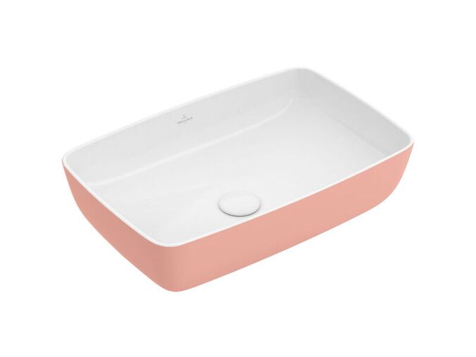 Villeroy & Boch Artis umyvadlo na desku, 58x38,5 cm, bez přepadu, Powder