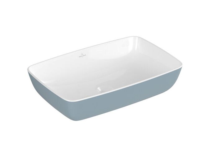 Villeroy & Boch Artis umyvadlo na desku, 58x38,5 cm, bez přepadu, Frozen