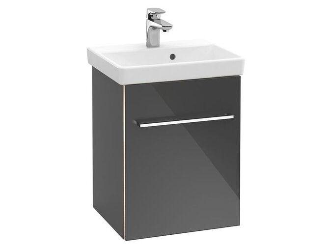 Villeroy & Boch Avento skříňka pod umyvadlo, 43x35,2x51,4 cm, 1x dvířka pravé, Crystal Grey