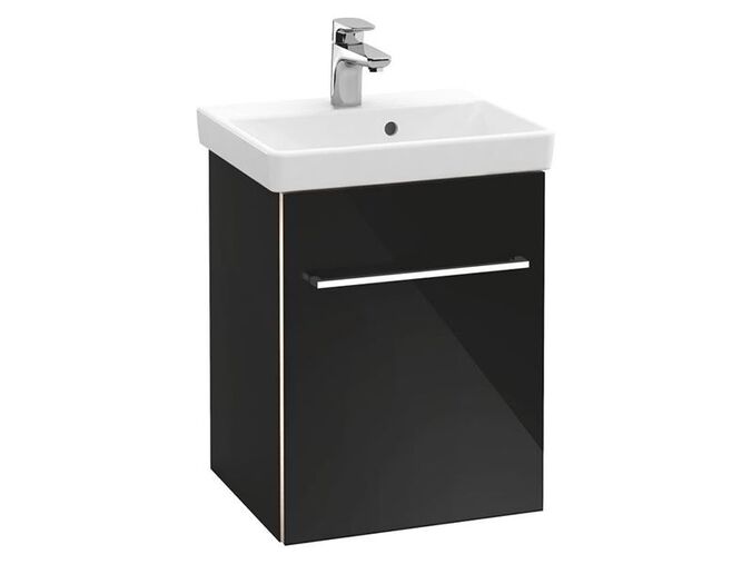 Villeroy & Boch Avento skříňka pod umyvadlo, 43x35,2x51,4 cm, 1x dvířka pravé, Crystal Black