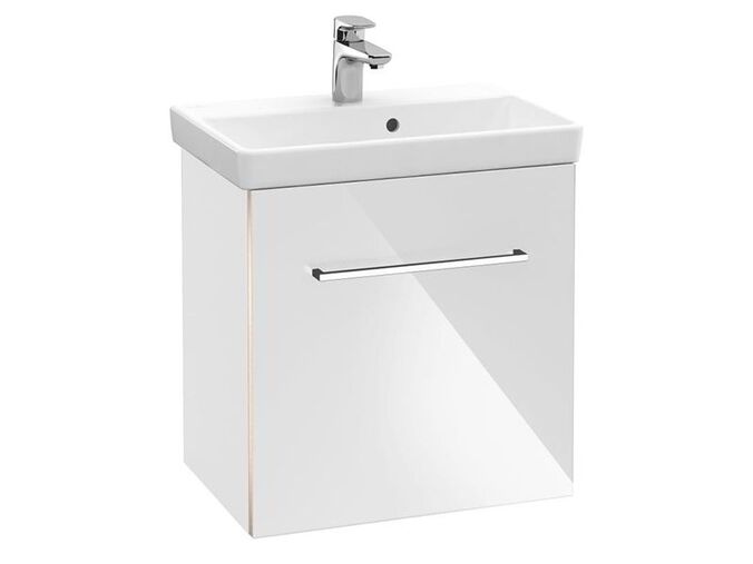 Villeroy & Boch Avento skříňka pod umyvadlo, 53x35,2x51,4 cm, 1x dvířka pravé, Crystal White