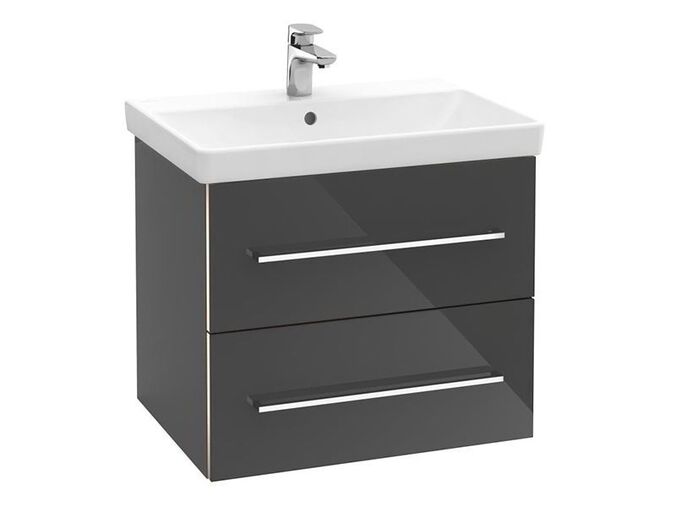 Villeroy & Boch Avento skříňka pod umyvadlo, 58x45,2x51,4 cm, 2x zásuvka, Crystal Grey