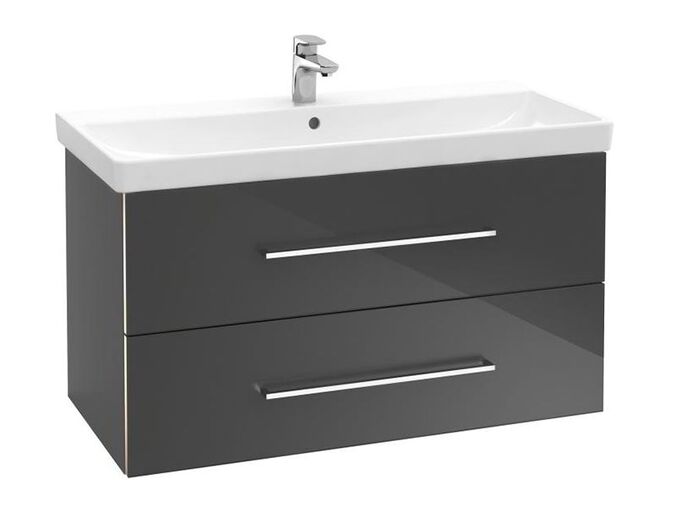 Villeroy & Boch Avento skříňka pod umyvadlo, 78x45,2x51,4 cm, 2x zásuvka, Crystal Grey