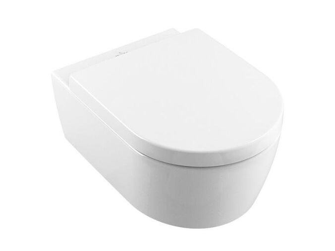 Villeroy & Boch Avento závěsné WC se sedátkem SoftClosing, DirectFlush, CeramicPlus, bílá Alpin