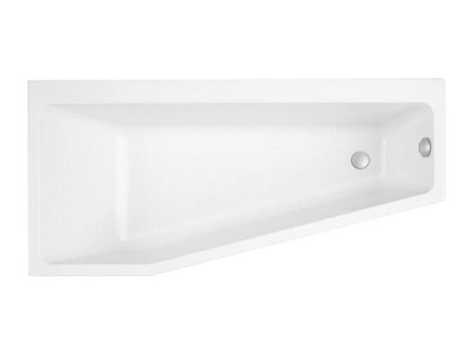 Villeroy & Boch Subway vana, levé provedení, 170x80cm, bílá