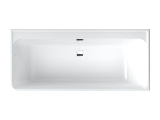 Villeroy & Boch Collaro obdélníková vana ke stěně 180x80 cm, pravá, bílá alpin/Chrome