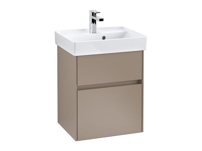 Villeroy & Boch Collaro skříňka pod umyvadlo, 46x37,4x54,6 cm, 2x zásuvka, Truffle Grey