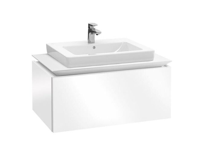 Villeroy & Boch Legato skříňka pod umyvadlo 120x55x50 cm, 5x zásuvka, Glossy White