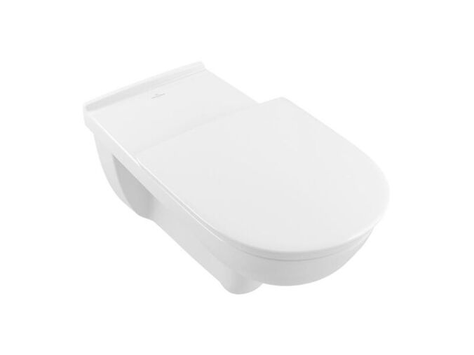 Villeroy & Boch O.novo Vita závěsné WC bezbariérové, DirectFlush, AntiBac, CeramicPlus, bílá Alpin