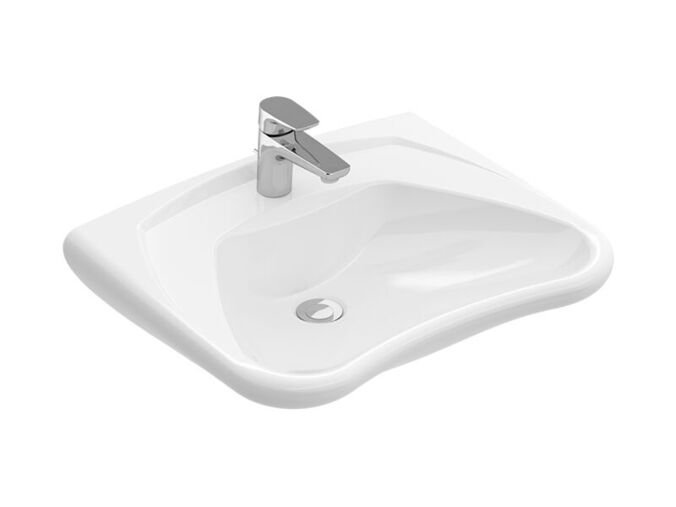 Villeroy & Boch O.novo vita umyvadlo bez přepadu, 600x490mm, bílá