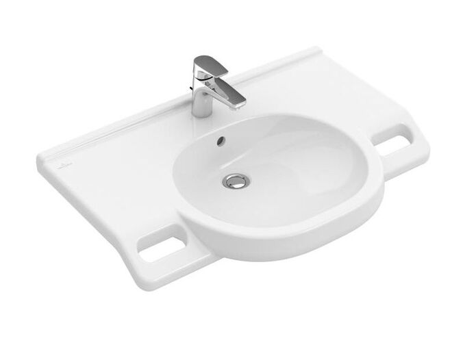 Villeroy & Boch O.NOVO VITA umyvadlo 800x550mm, bílá AntiBac CeramicPlus