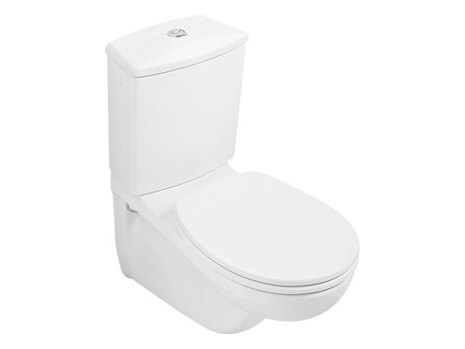 Villeroy & Boch O.novo WC kombi mísa, zadní odpad, CeramicPlus, bílá Alpin