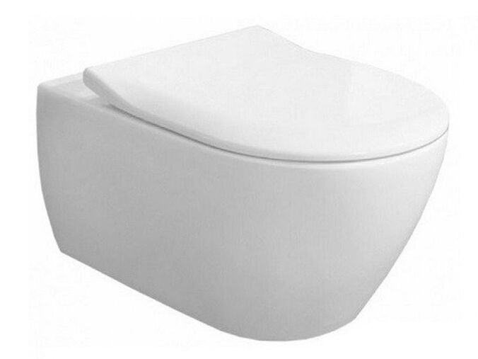 Villeroy & Boch Subway 2.0 závěsné WC se SlimSeat sedátkem SoftClosing, DirectFlush, CeramicPlus, bílá Alpin