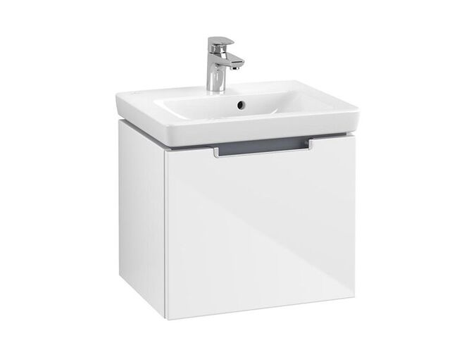 Villeroy & Boch Subway 2.0 skříňka pod umyvadlo 48,5x42x37,9 cm, 1x zásuvka, Glossy White