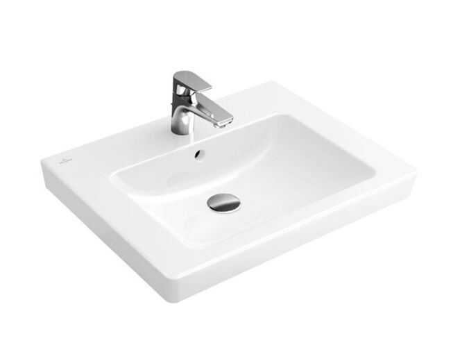 Villeroy & Boch Subway 2.0 umyvadlo 65x47 cm, otvor pro baterii, s přepadem, bílá Alpin