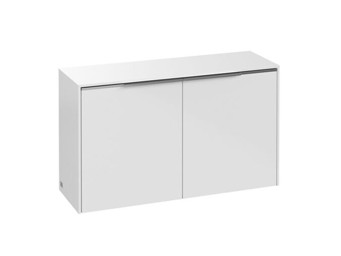 Villeroy & Boch Subway 3.0 boční skříňka 80,5x25,6x42,3 cm, 2x dvířka, Brilliant White