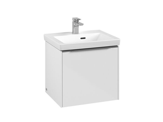 Villeroy & Boch Subway 3.0 skříňka pod umyvadlo s osvětlením 47,3x42,9x40,75 cm, 1x zásuvka, Brilliant White