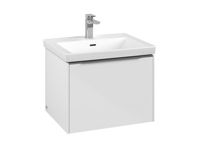 Villeroy & Boch Subway 3.0 skříňka pod umyvadlo s osvětlením 57,2x47,8x42,9 cm, 1x zásuvka, Brilliant White