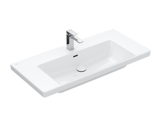 Villeroy & Boch Subway 3.0 umyvadlo 100x47 cm, otvor pro baterii, s přepadem, bílá Alpin