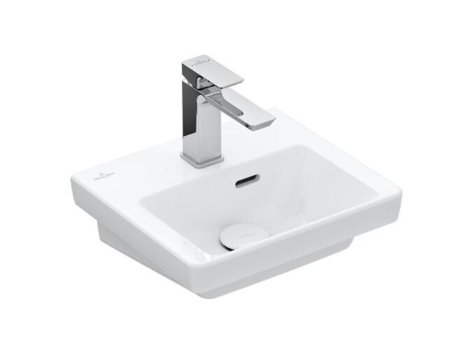 Villeroy & Boch Subway 3.0 umývátko 37x30,5 cm, otvor pro baterii, s přepadem, CeramicPlus, bílá Alpin