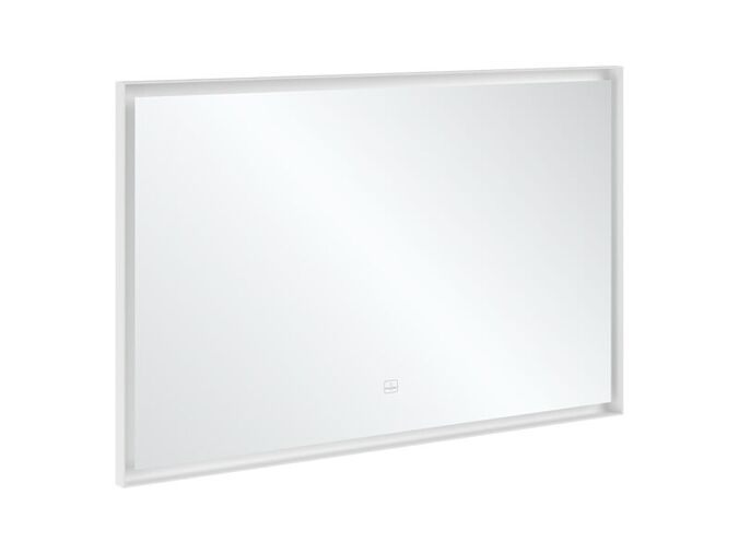 Villeroy & Boch Subway 3.0 zrcadlo s LED osvětlením 120x75x4,75 cm, hliníkový rám