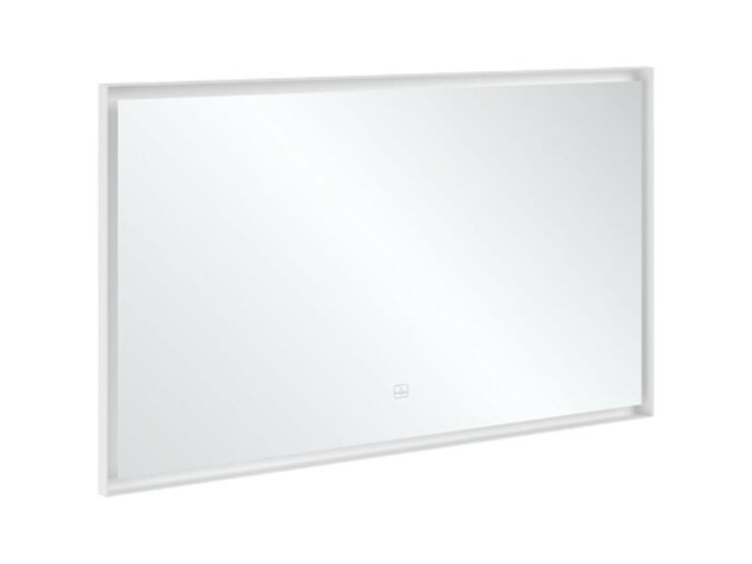 Villeroy & Boch Subway 3.0 zrcadlo s LED osvětlením 130x75x4,75 cm, hliníkový rám