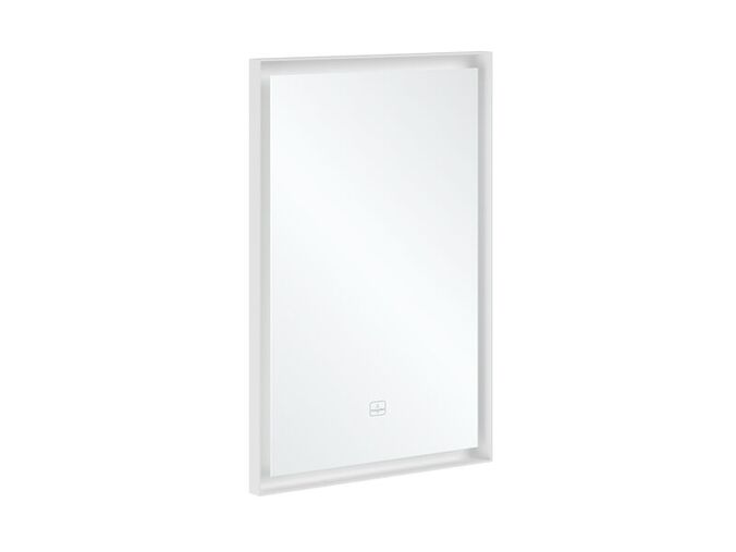 Villeroy & Boch Subway 3.0 zrcadlo s LED osvětlením 50x75x4,75 cm, hliníkový rám