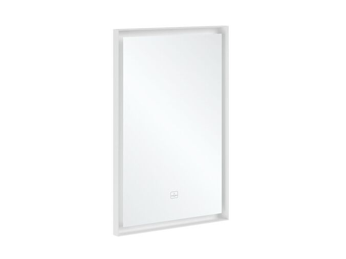 Villeroy & Boch Subway 3.0 zrcadlo s LED osvětlením 60x75x4,75 cm, hliníkový rám