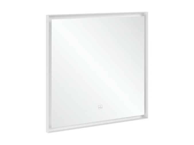 Villeroy & Boch Subway 3.0 zrcadlo s LED osvětlením 80x75x4,75 cm, hliníkový rám