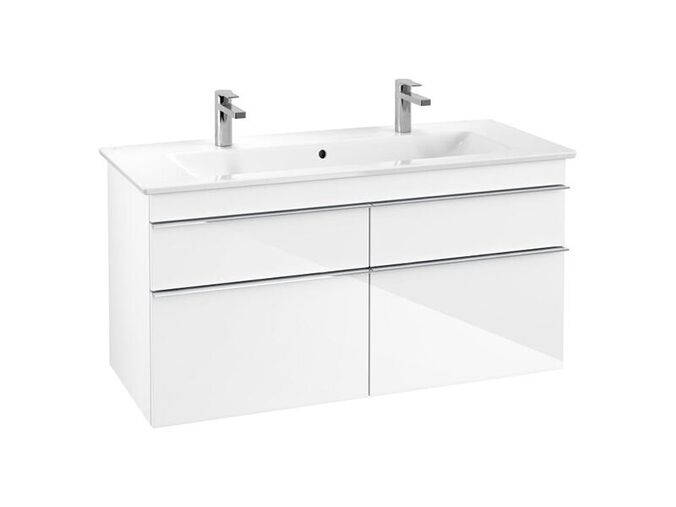 Villeroy & Boch Venticello skříňka pod umyvadlo 115,3x59x50,2 cm, 4x zásuvka, Glossy White