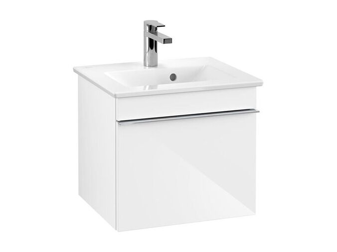 Villeroy & Boch Venticello skříňka pod umývátko, 46,6x42x42,5 cm, 1x zásuvka, Glossy White