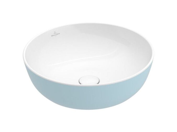 Výprodej - Villeroy & Boch Artis umyvadlo na desku, průměr 43 cm, bez přepadu, Fog